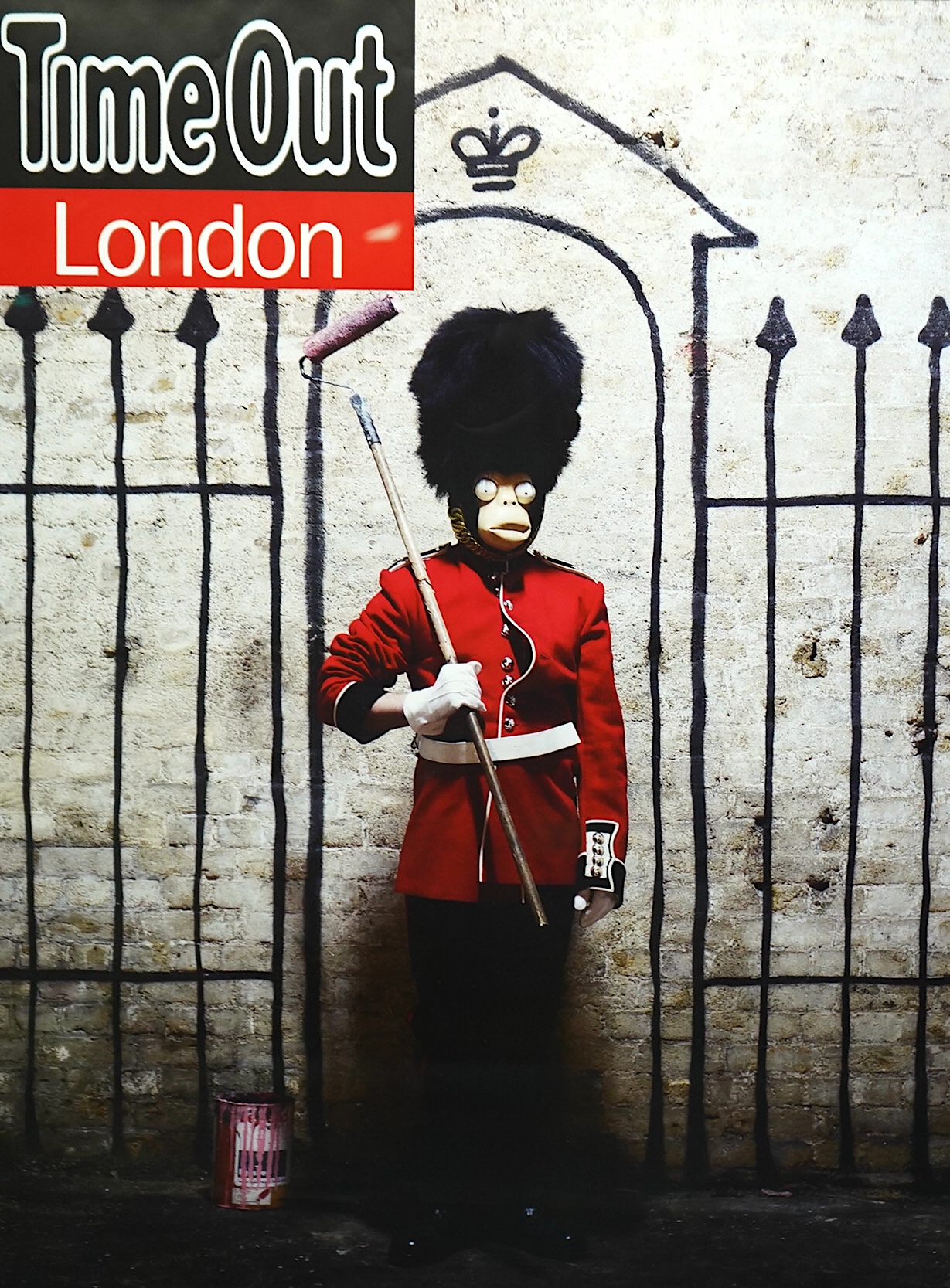 Banksy (British, b.1974), Self Portrait (Time Out London), offset lithographic poster printed in colours, 67.5 x 50cm